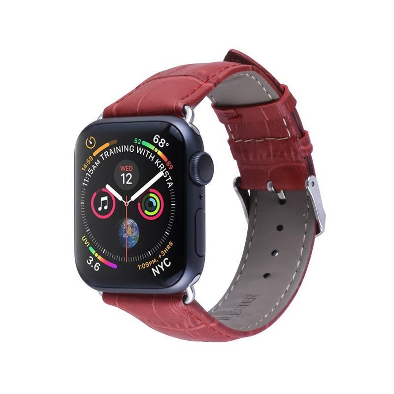 Pulseira de Couro para Apple Watch 38/40/42/44mm